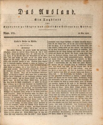 Das Ausland Donnerstag 13. Mai 1830