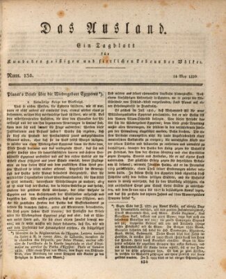 Das Ausland Freitag 14. Mai 1830