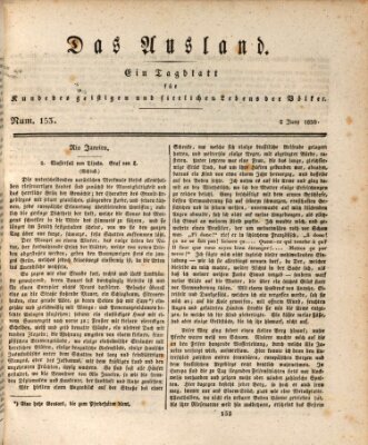 Das Ausland Mittwoch 2. Juni 1830