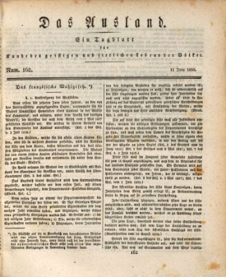 Das Ausland Freitag 11. Juni 1830