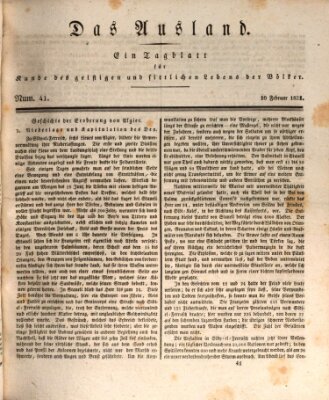 Das Ausland Donnerstag 10. Februar 1831