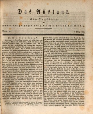 Das Ausland Sonntag 6. März 1831