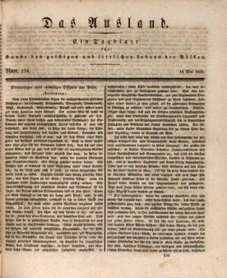 Das Ausland Samstag 14. Mai 1831