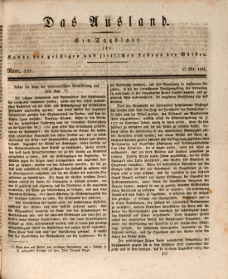 Das Ausland Dienstag 17. Mai 1831