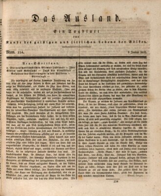 Das Ausland Freitag 3. Juni 1831