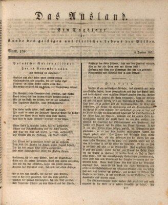 Das Ausland Mittwoch 8. Juni 1831