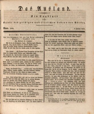 Das Ausland Donnerstag 9. Juni 1831