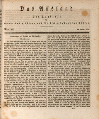 Das Ausland Freitag 24. Juni 1831