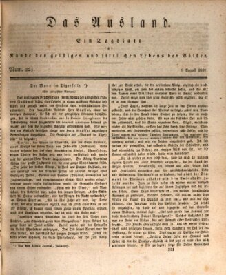 Das Ausland Dienstag 9. August 1831