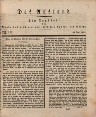 Das Ausland Donnerstag 31. Mai 1832