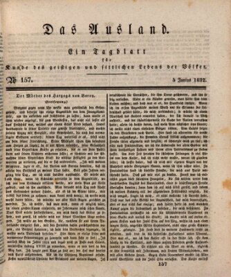 Das Ausland Dienstag 5. Juni 1832