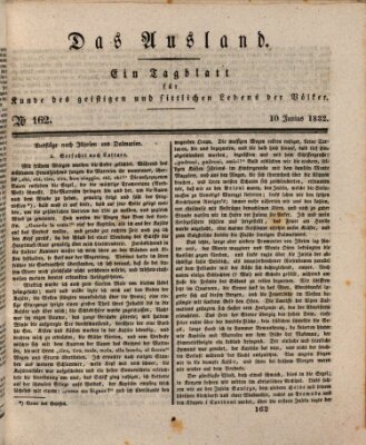 Das Ausland Sonntag 10. Juni 1832