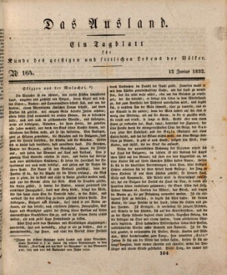 Das Ausland Dienstag 12. Juni 1832