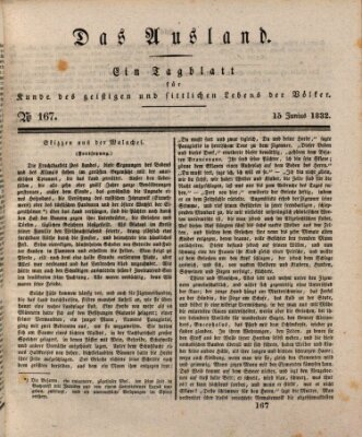 Das Ausland Freitag 15. Juni 1832