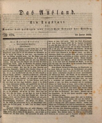 Das Ausland Samstag 23. Juni 1832