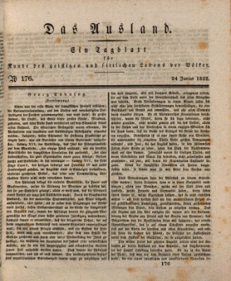 Das Ausland Sonntag 24. Juni 1832