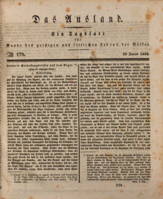 Das Ausland Dienstag 26. Juni 1832