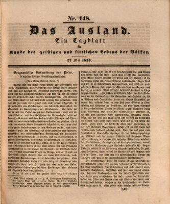 Das Ausland Freitag 27. Mai 1836