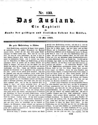 Das Ausland Montag 13. Mai 1839