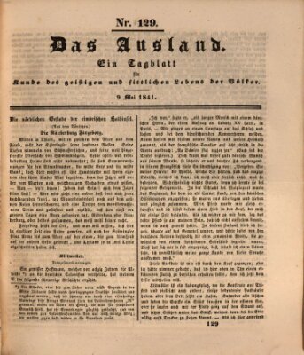 Das Ausland Sonntag 9. Mai 1841