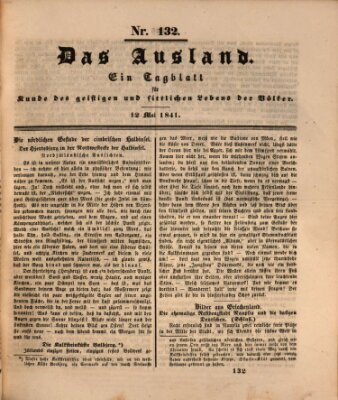 Das Ausland Mittwoch 12. Mai 1841