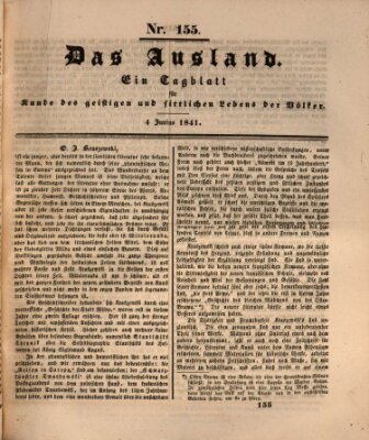 Das Ausland Freitag 4. Juni 1841