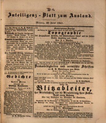 Das Ausland Mittwoch 30. Juni 1841