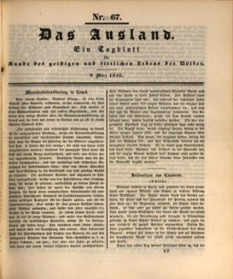 Das Ausland Dienstag 8. März 1842