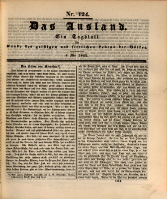 Das Ausland Mittwoch 4. Mai 1842