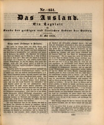 Das Ausland Dienstag 31. Mai 1842