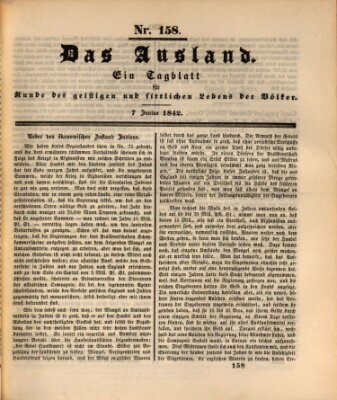 Das Ausland Dienstag 7. Juni 1842