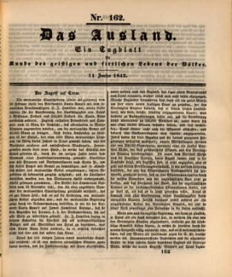 Das Ausland Samstag 11. Juni 1842