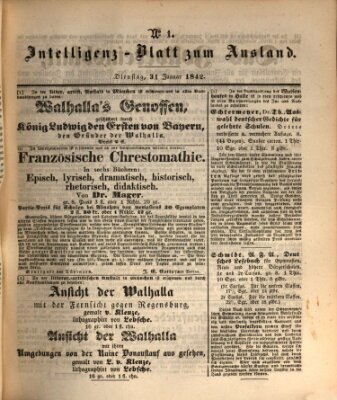 Das Ausland Dienstag 31. Januar 1843