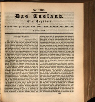 Das Ausland Freitag 9. Juni 1843