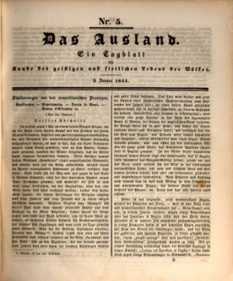 Das Ausland Freitag 5. Januar 1844