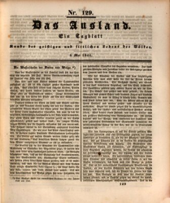 Das Ausland Mittwoch 8. Mai 1844