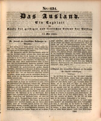 Das Ausland Montag 13. Mai 1844