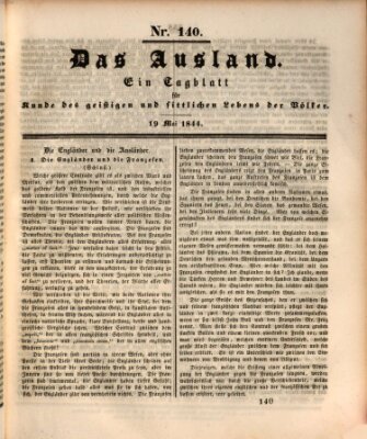 Das Ausland Sonntag 19. Mai 1844