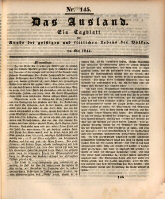 Das Ausland Freitag 24. Mai 1844