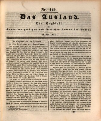 Das Ausland Dienstag 28. Mai 1844