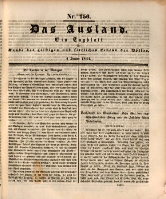 Das Ausland Dienstag 4. Juni 1844