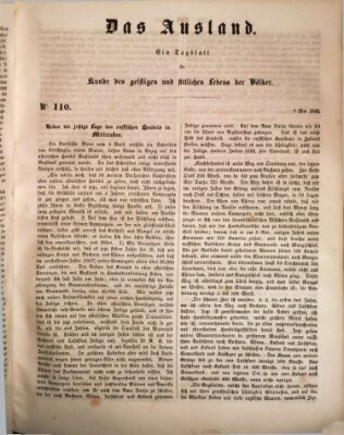 Das Ausland Montag 8. Mai 1848