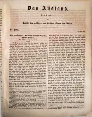 Das Ausland Freitag 19. Mai 1848