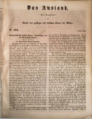 Das Ausland Montag 5. Juni 1848