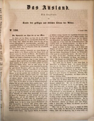 Das Ausland Mittwoch 7. Juni 1848