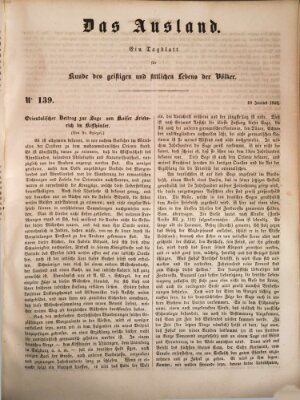 Das Ausland Samstag 10. Juni 1848