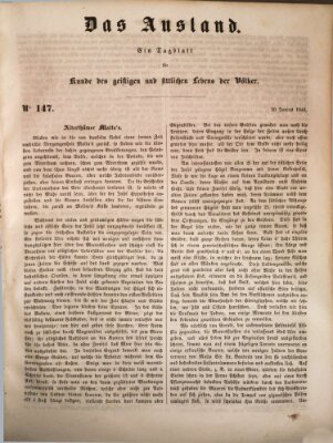 Das Ausland Dienstag 20. Juni 1848