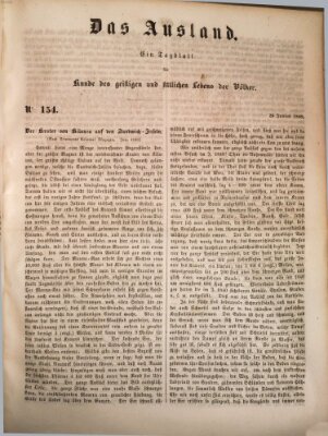 Das Ausland Mittwoch 28. Juni 1848