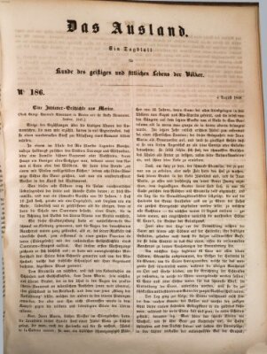 Das Ausland Freitag 4. August 1848