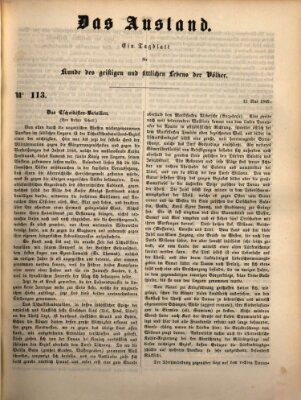 Das Ausland Freitag 11. Mai 1849